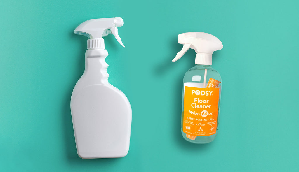 Size Matters - Why Using Smaller Bottles and Refill Cleaning Pods is Better